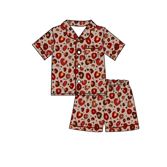 custom adult leopard print pajamas 4325