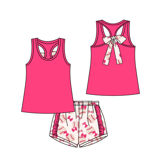 Custom baby girls short sleeve set 4401