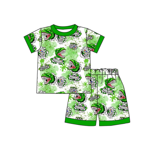Custom baby boys short sleeve set 4402
