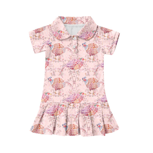 Custom short sleeve dress MOQ 3 4402