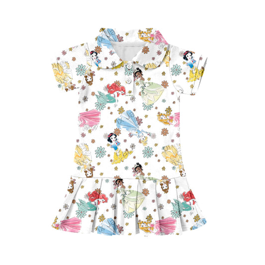 Custom short sleeve dress MOQ 3 4402