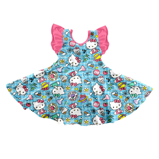 Custom short sleeve dress MOQ 3 4402