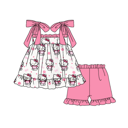 Custom short sleeve dress MOQ 3 4402