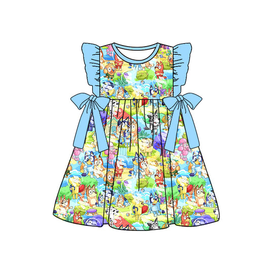 Custom short sleeve dress MOQ 3 4402