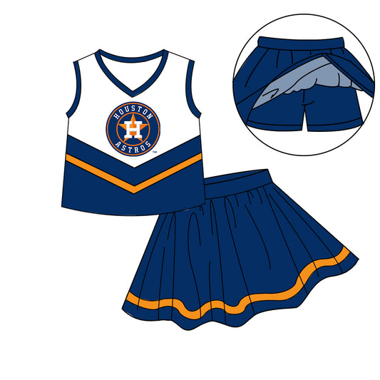 Custom baby girls Cheerleading dress set MOQ3 D 7.9