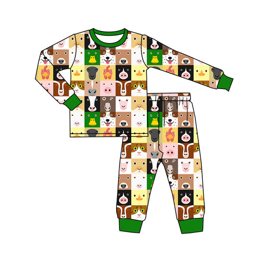 Custom animals baby boys set MOQ3 2024 8.22