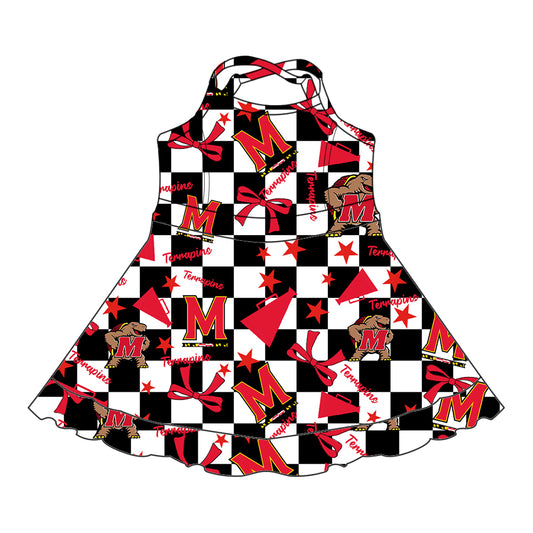 Custom baby girl Maryland Terrapins team dress D 6.30