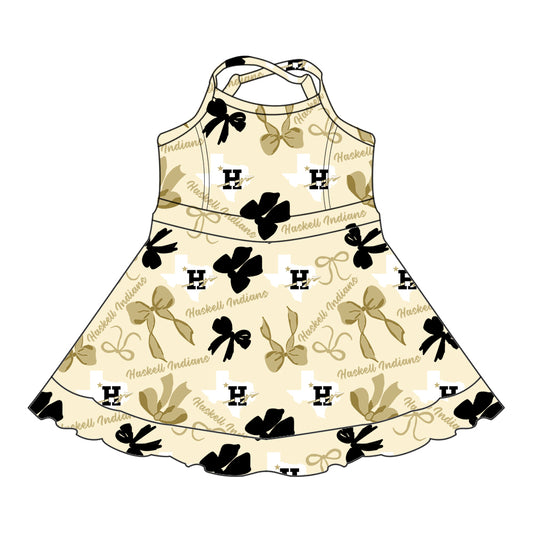 Custom Baby Girls Haskell Indians team dress D 6.12