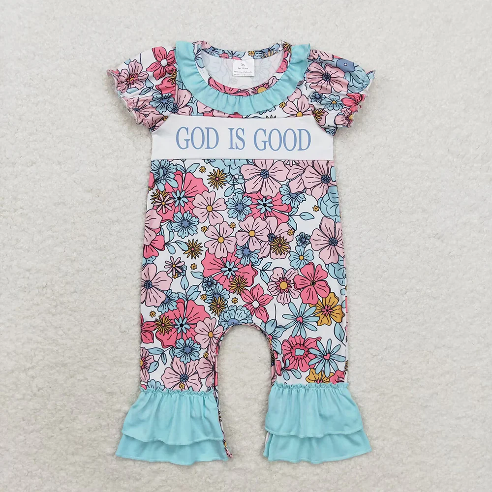 Match Baby Boys Girls God Is Good Sibling Rompers Clothes Outfits Sets