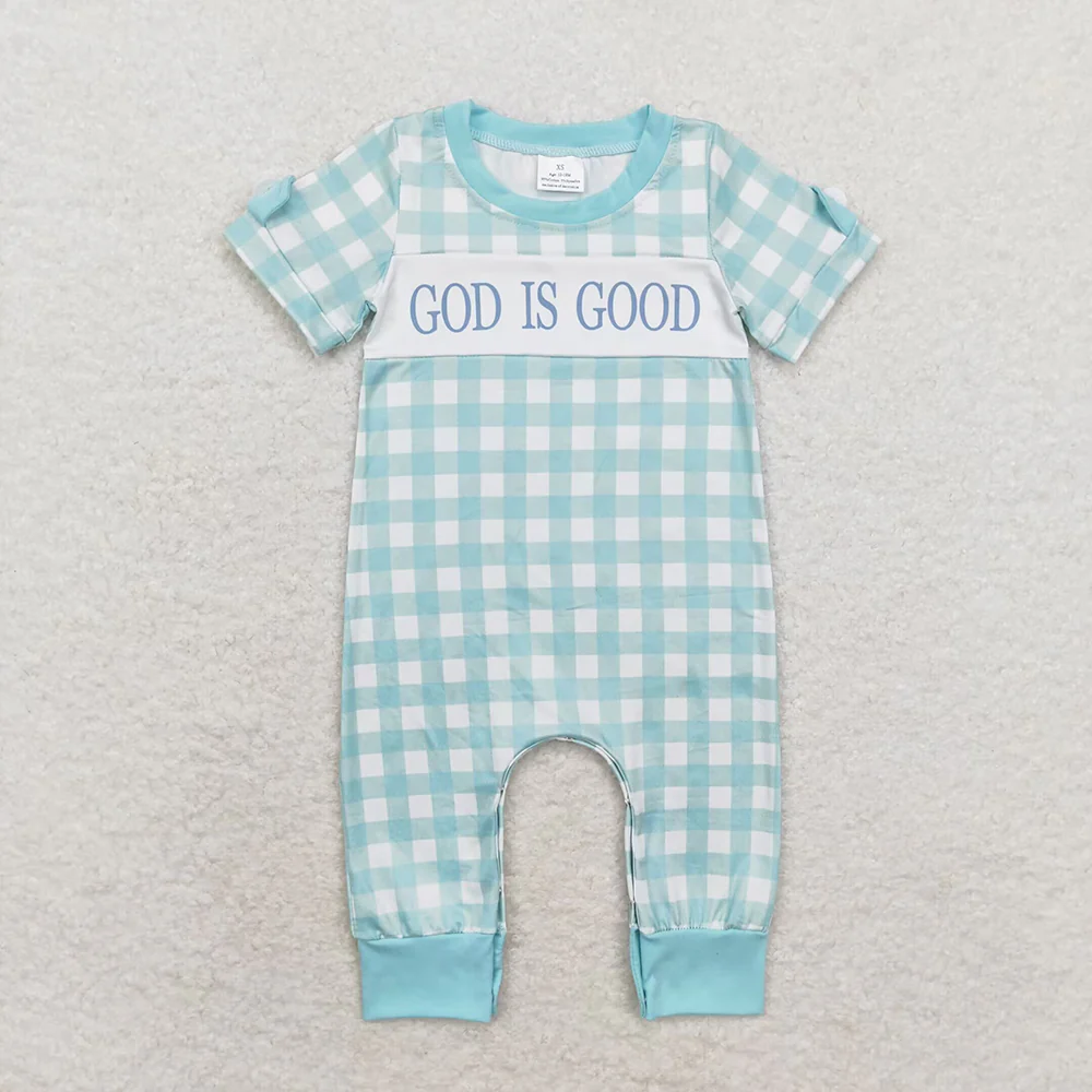 Match Baby Boys Girls God Is Good Sibling Rompers Clothes Outfits Sets