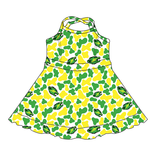 Custom Baby Girls Bishop Badgers team dress  D 8.4