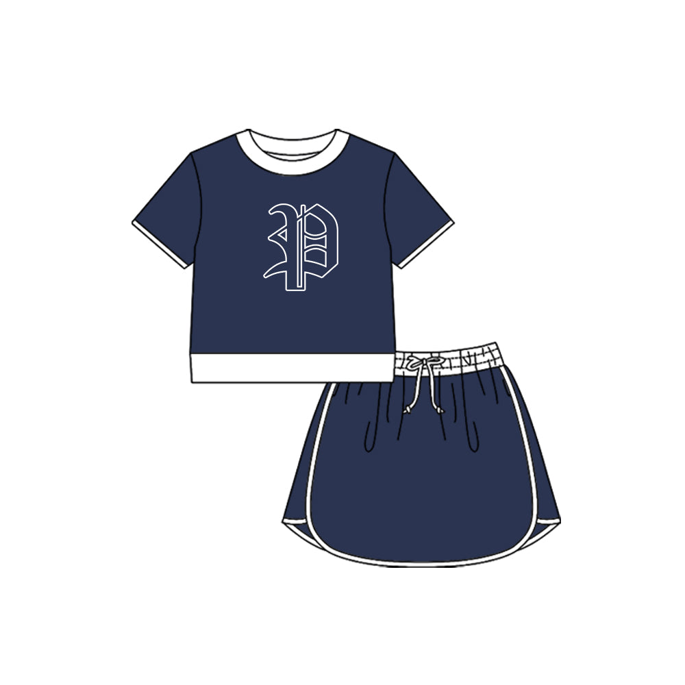Custom order Alexis team bear girl skort set