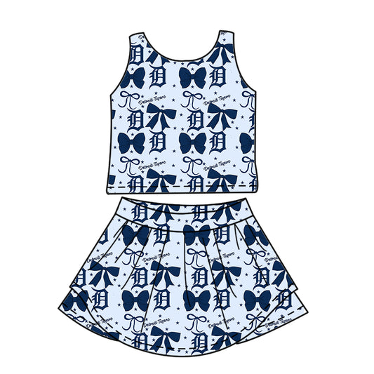 Custom Baby Girls Detroit Tigers dress set D 6.20