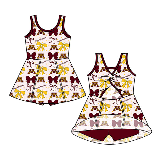 Custom  baby girl  Golden Gophers team dress  D 6.27