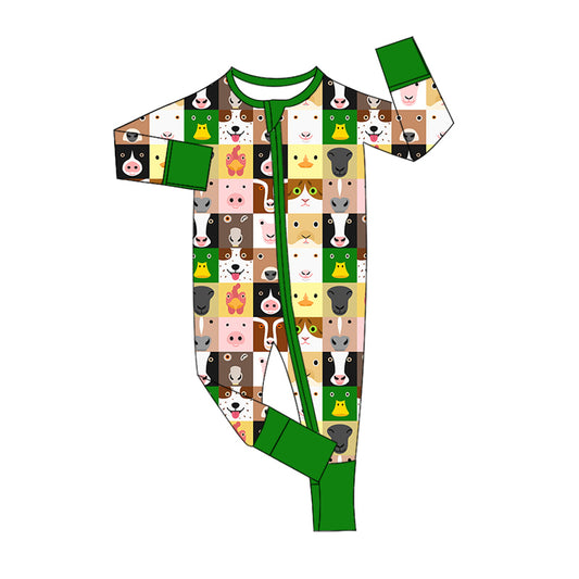 Custom animal baby boys romper MOQ3 2024 8.22