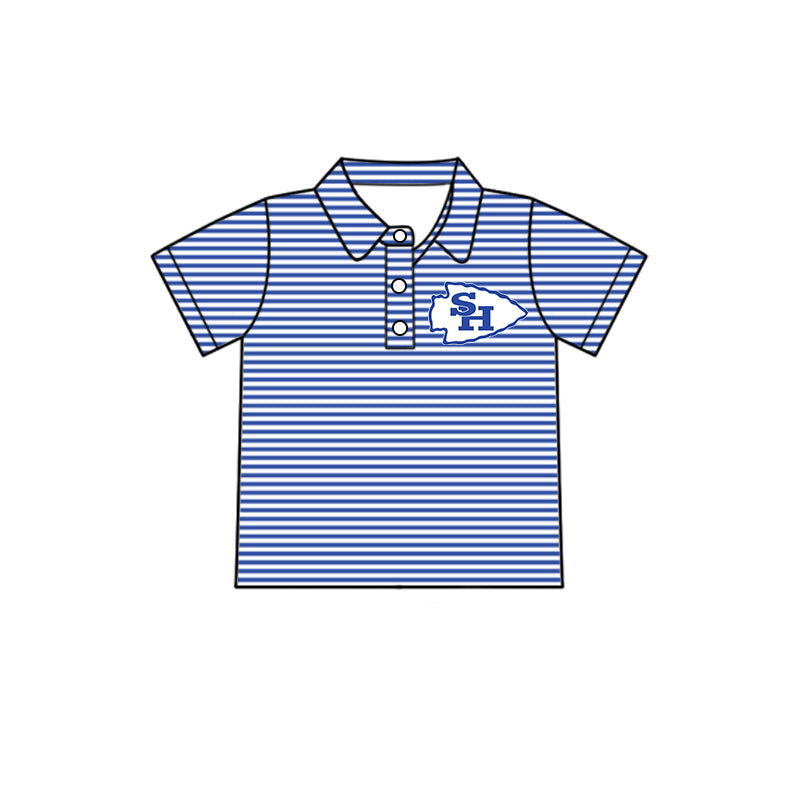 Custom Kids Boys Indians  team Shirt Top D 7.26