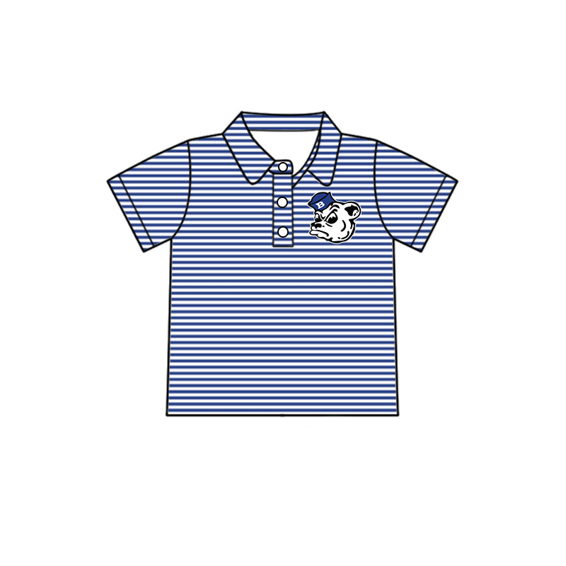 Custom Kids Boys Bears team Shirt Top D 8.4