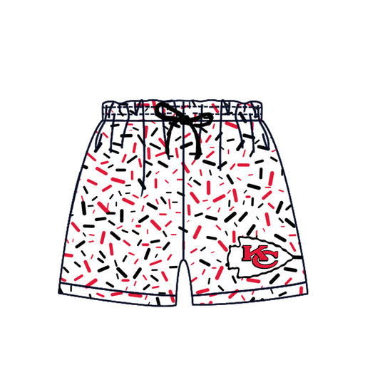 Custom Kansas City CHIEFS boys team shorts D 6.12