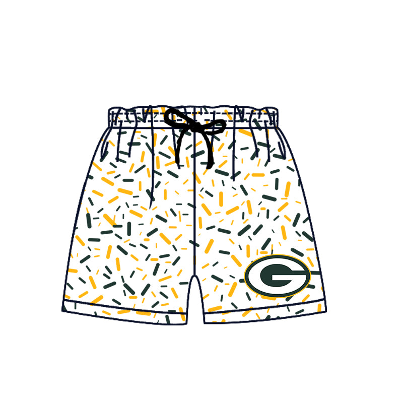 Custom PACKERS boys team shorts D 6.11