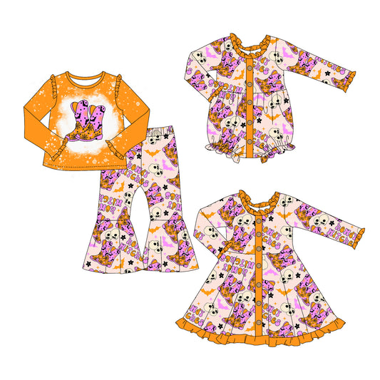 Custom match Halloween baby girls clothes D 6.7