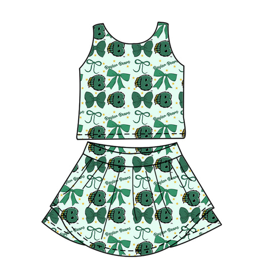 Custom  baby girl B team dress set  D 6.23