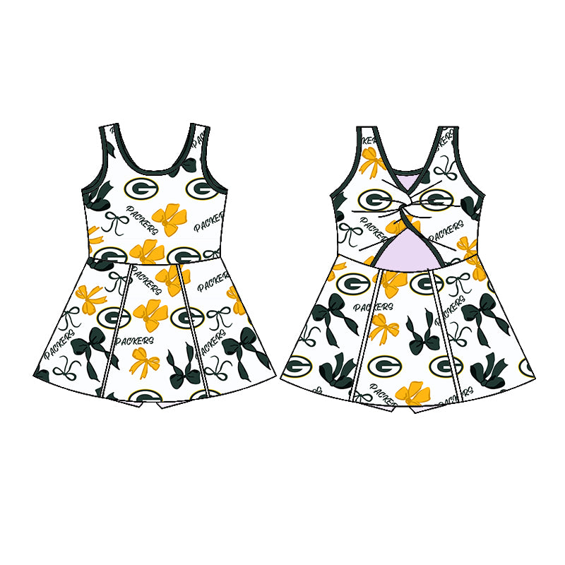 Custom Baby Girls ball team dress D 5.26