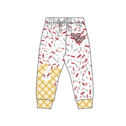 Custom Baby Kids Warriors Team Zip Hooded Pullovers Tops D 825