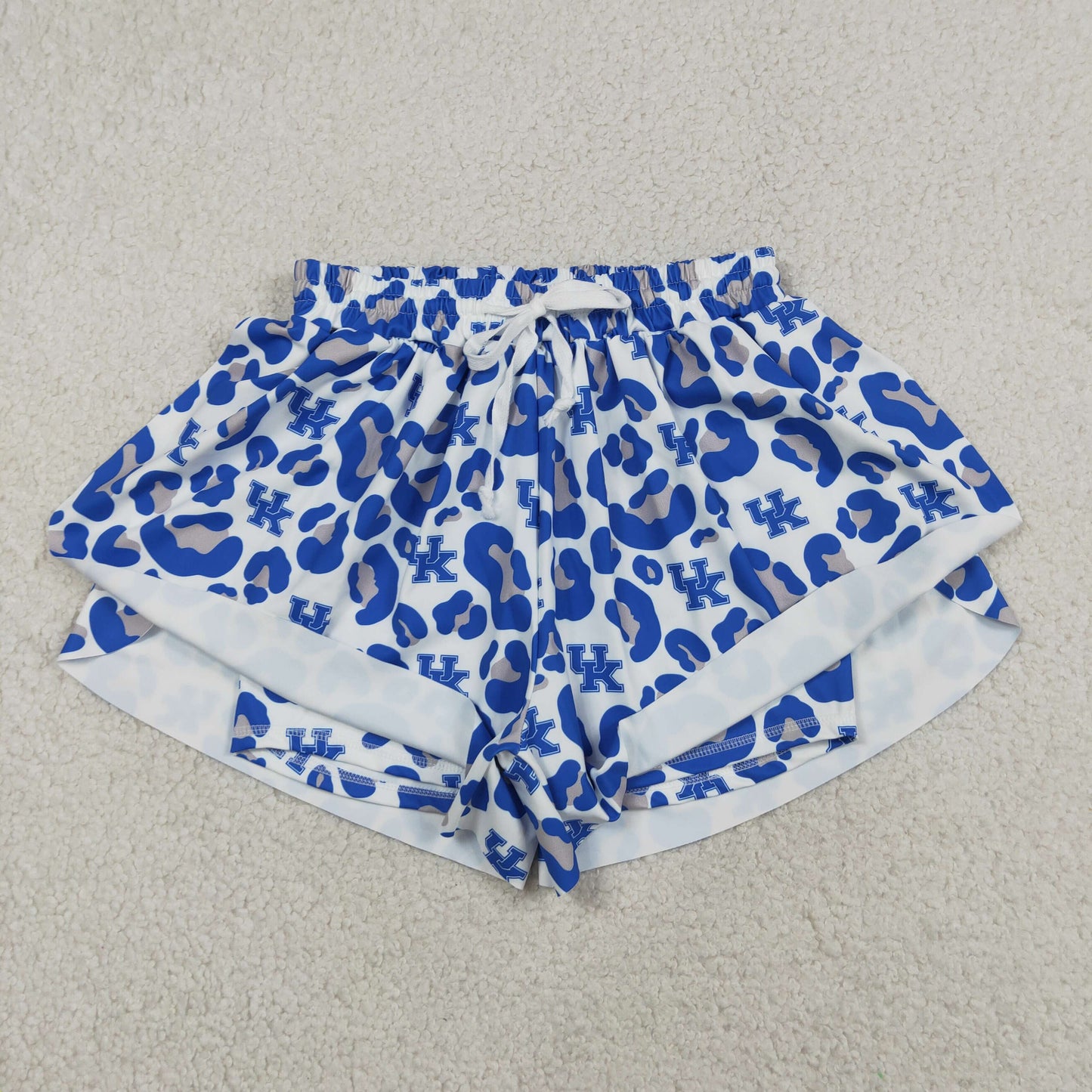 adult women athletic UK leopard butterfly shorts