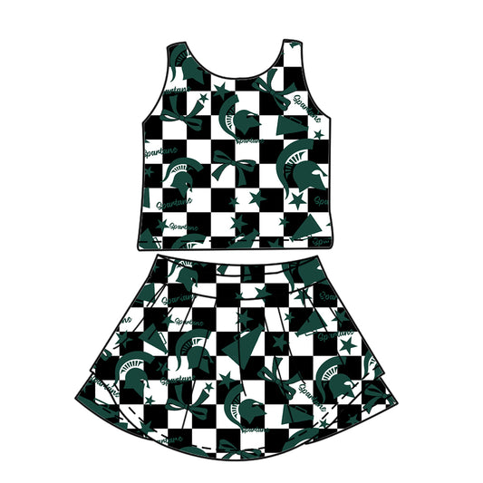 Custom baby girl Michigan State Spartans team dress D 6.30