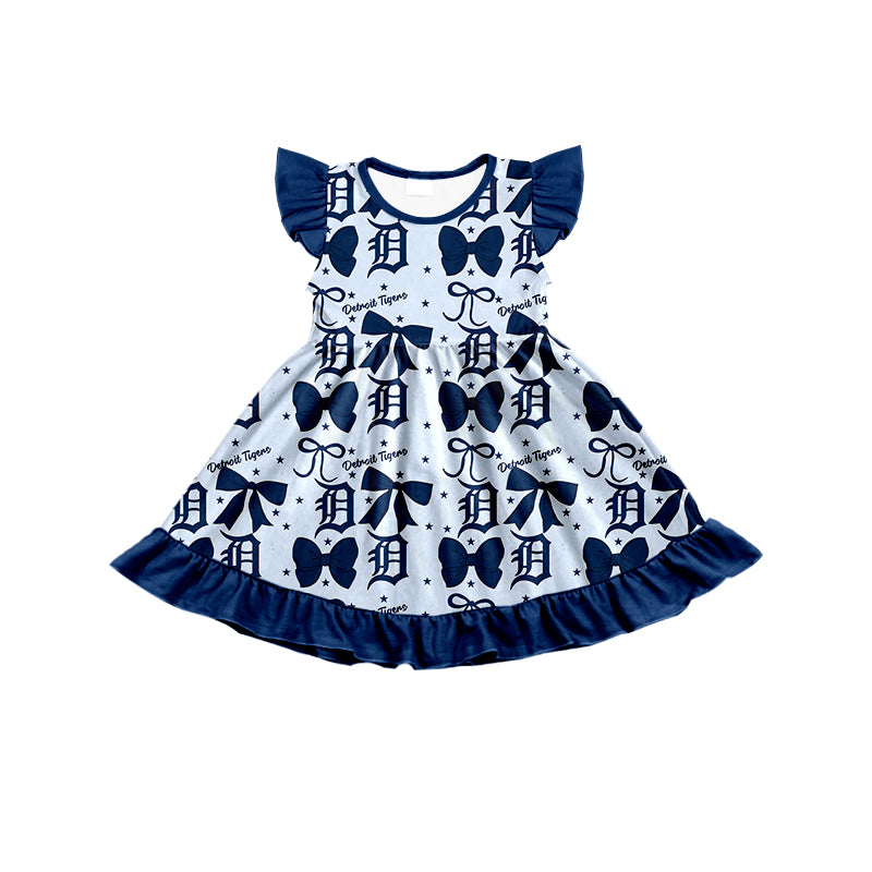 Custom Baby Girls Detroit Tigers  dress  D 6.20