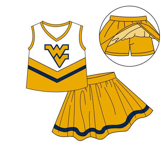 Custom  baby girls Cheerleading dress set     MOQ3  D 7.10