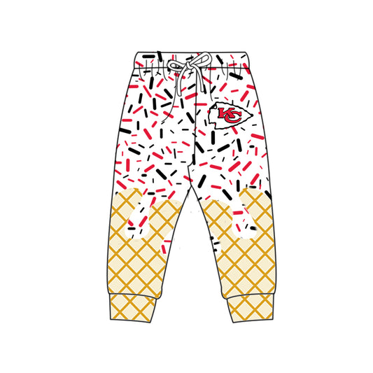 Custom Kansas City CHIEFS boys team pants D 6.12