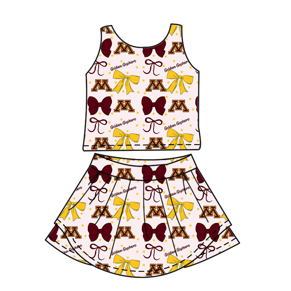 Custom  baby girl  Golden Gophers team dress  D 6.27