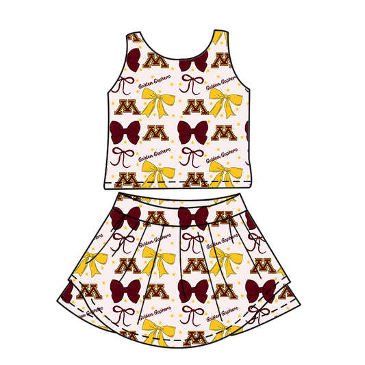 Custom  baby girl  Golden Gophers team dress  D 6.27