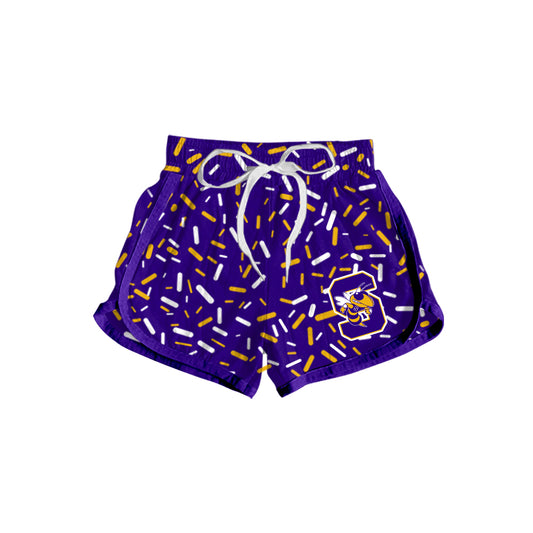 Custom  Baby Boys Sabinal Yellowjackets Team Sports Shorts D 7.7