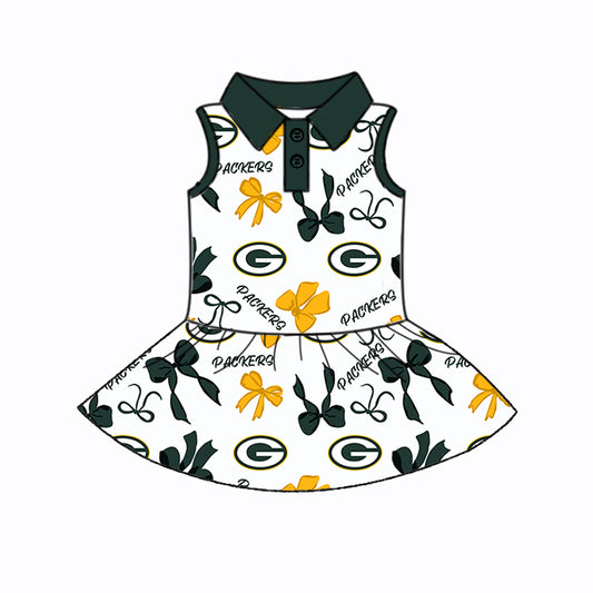 Custom Baby Girls ball team dress D 5.26