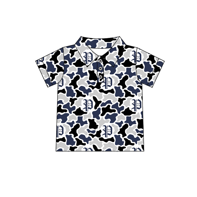 Custom order Alexis team bear boy polo
