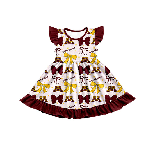Custom  baby girl  Golden Gophers team dress  D 6.27