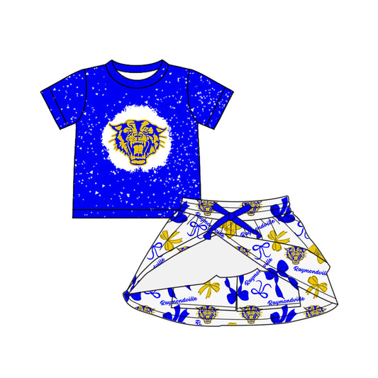 Custom Baby Girls Raymondville Bearkats team dress set  D 6.12