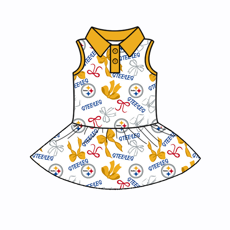 Custom Baby Girls team dress  D 6.6