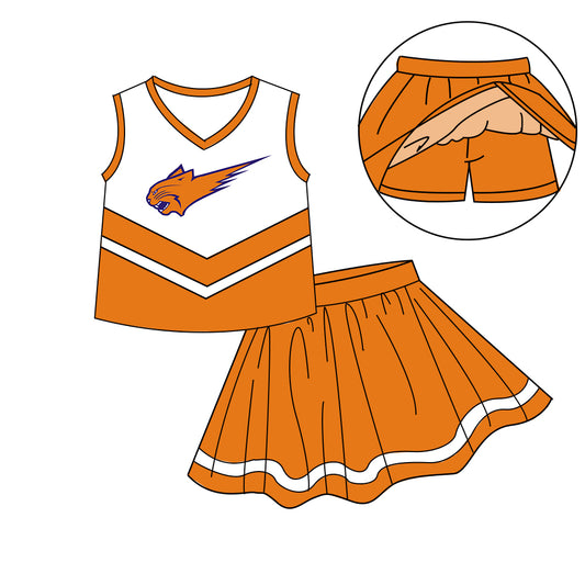 Custom  baby girls  Cheerleading dress set     MOQ3  D 7.11