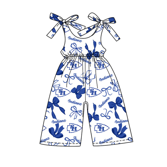 Custom baby girls Indians team jumpsuit MOQ3 D 7.26