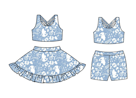 Custom match baby girls  flowers dress set  D 3.25