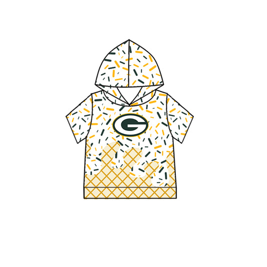 Custom children Hooded short sleeves top D 6.11