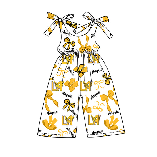 Custom baby girls Angels team jumpsuit MOQ3 D 7.26