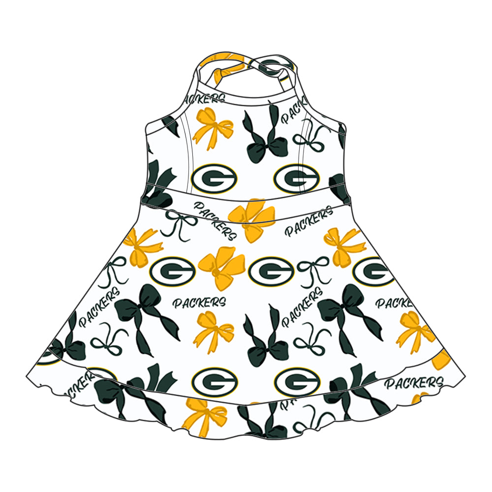 Custom Baby Girls ball team dress D 5.26