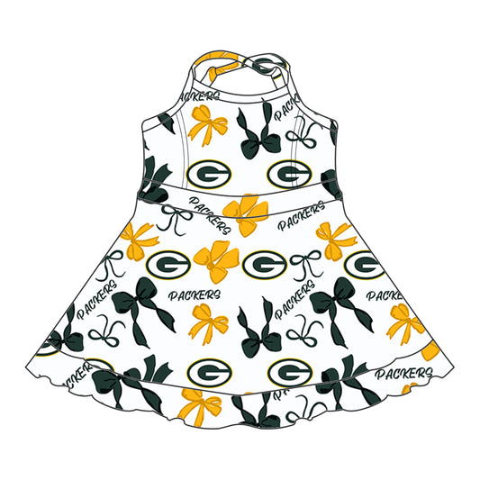 Custom Baby Girls ball team dress D 5.26