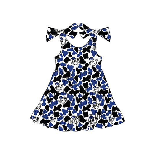 Custom Baby Girls Bears team dress  D 8.4