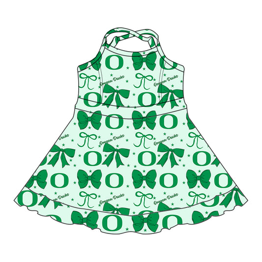 Custom  baby girl  O team dress   D 6.24