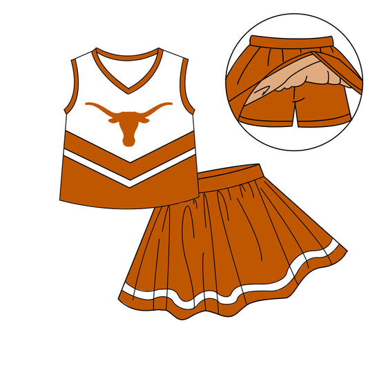 Custom  baby girls Cheerleading dress set     MOQ3  D 7.10
